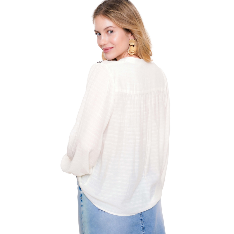 Dames Blouse 53066-14 Geisha OFF-WHITE