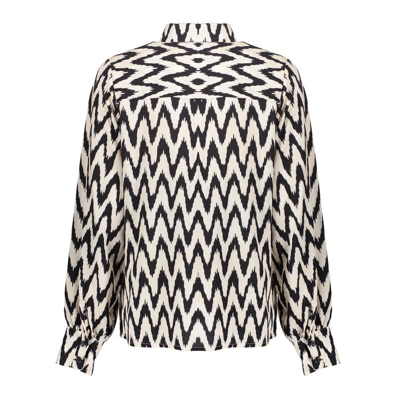Dames Blouse 53163-70 Geisha ZWART