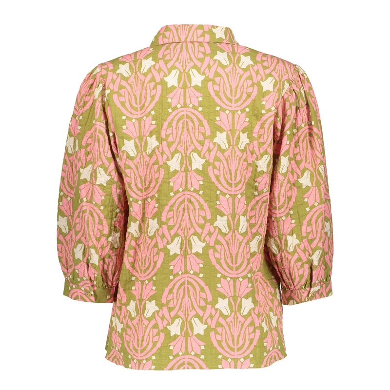 Dames Blouse 53208-20 Geisha GROEN DESSIN