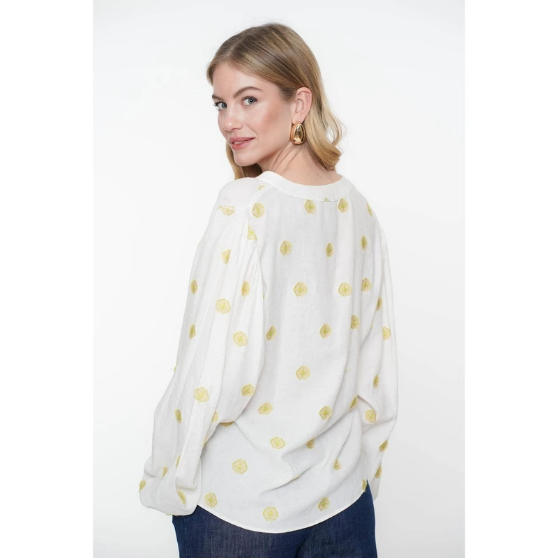 Dames Blouse 53244-20 Geisha ZAND