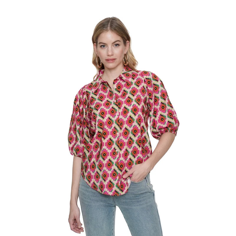 Dames Blouse 53258-20 Geisha ROZE