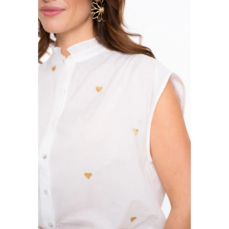 Dames Blouse 53341-81 Geisha OFF-WHITE