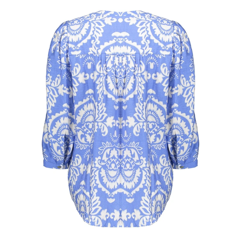 Dames Blouse 53348-26 Geisha BLAUW MELE