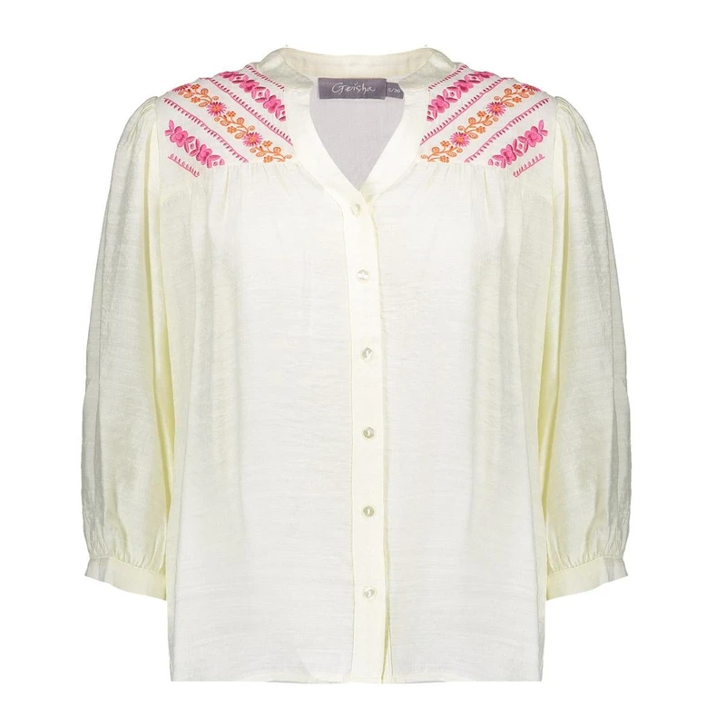 Dames Blouse 53401-14 Geisha OFF-WHITE