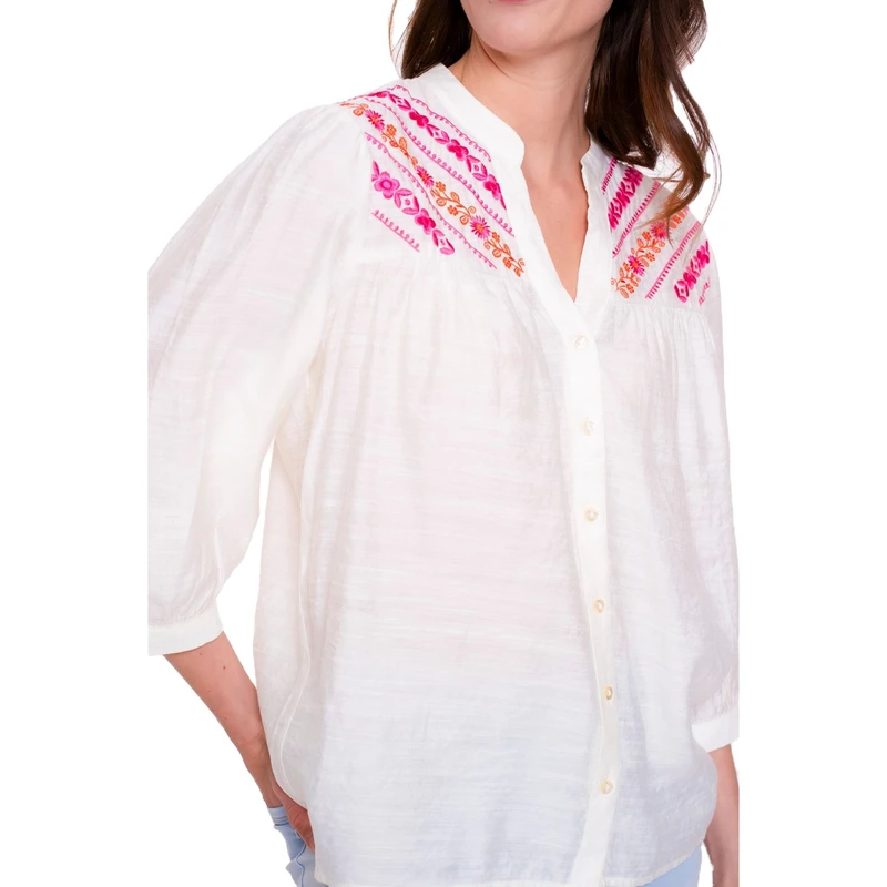 Dames Blouse 53401-14 Geisha OFF-WHITE