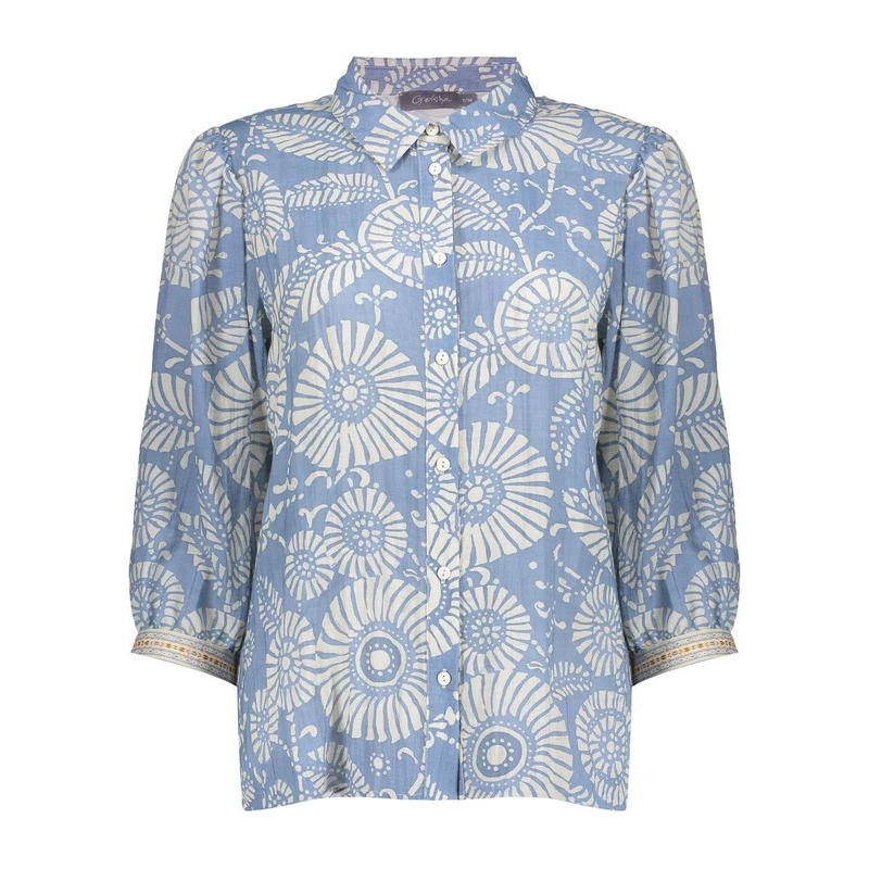 Dames Blouse 53450-20 Geisha BLEU