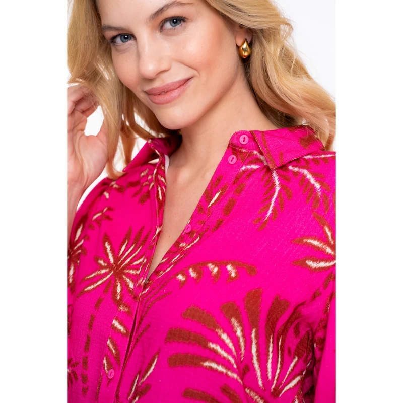 Dames Blouse 53488-20 Geisha FUCHSIA