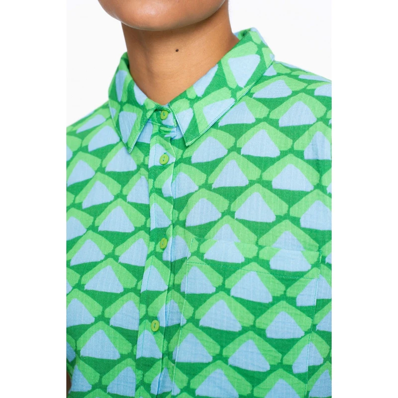 Dames Blouse 53489-20 Geisha GROEN DESSIN