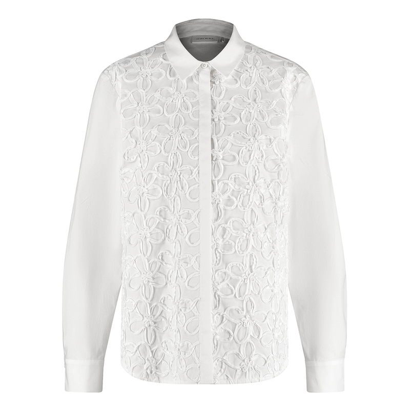 Dames Blouse 560120-31415 Gerry Weber WHITE DENIM