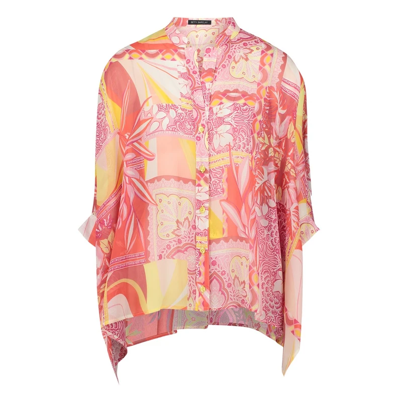 Dames Blouse 86902589 Betty Barclay PAARS DESSIN