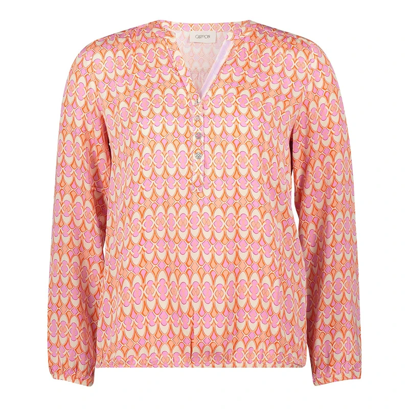 Dames Blouse 87127084 Cartoon PAARS DESSIN