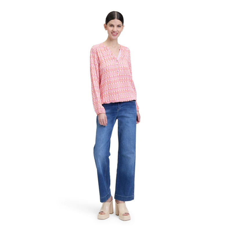 Dames Blouse 87127084 Cartoon PAARS DESSIN