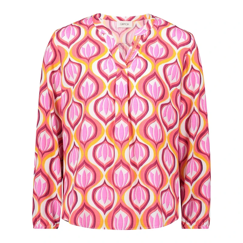Dames Blouse 87137083 Cartoon PAARS DESSIN