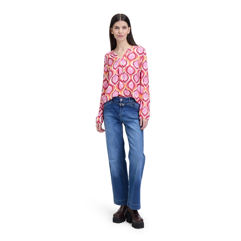 Dames Blouse 87137083 Cartoon PAARS DESSIN