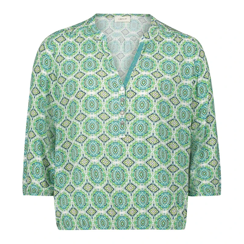 Dames Blouse 87157180 Cartoon GROEN DESSIN