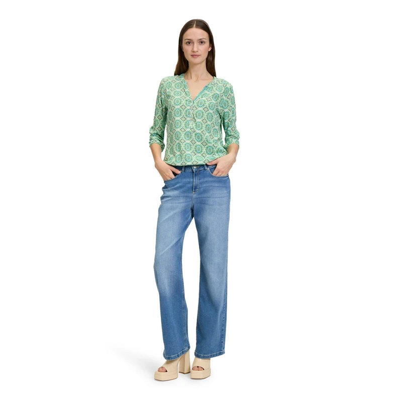 Dames Blouse 87157180 Cartoon GROEN DESSIN