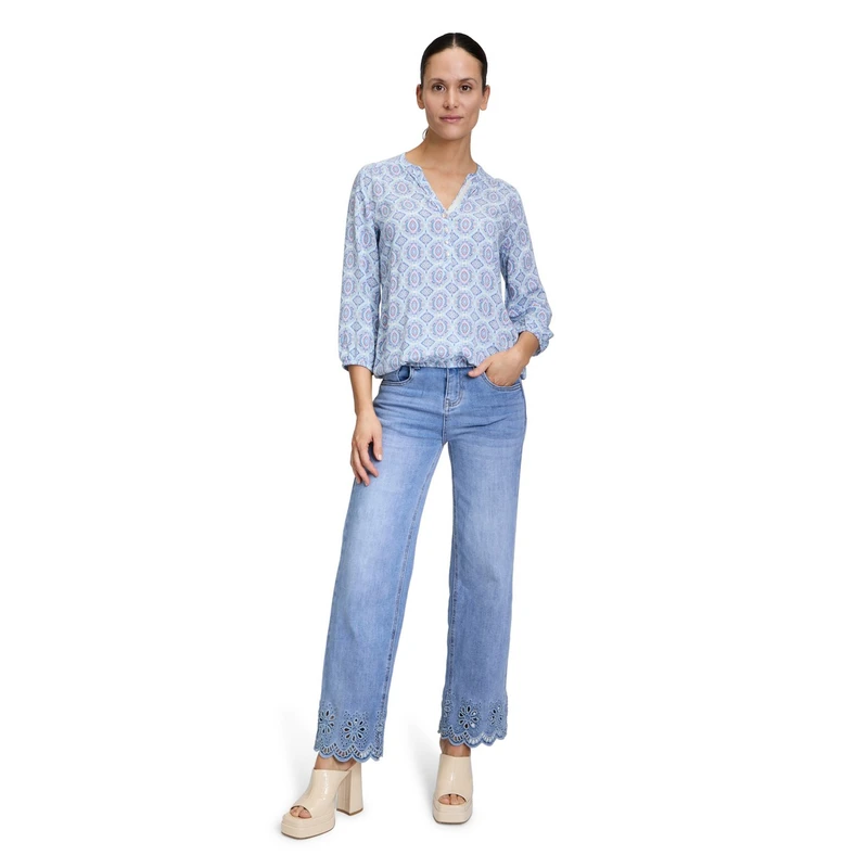Dames Blouse 87327180 Cartoon BLEU
