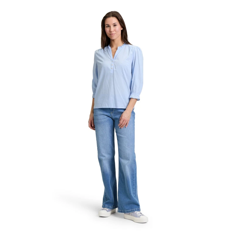 Dames Blouse 87387533 Cartoon MIDDEN BLAUW
