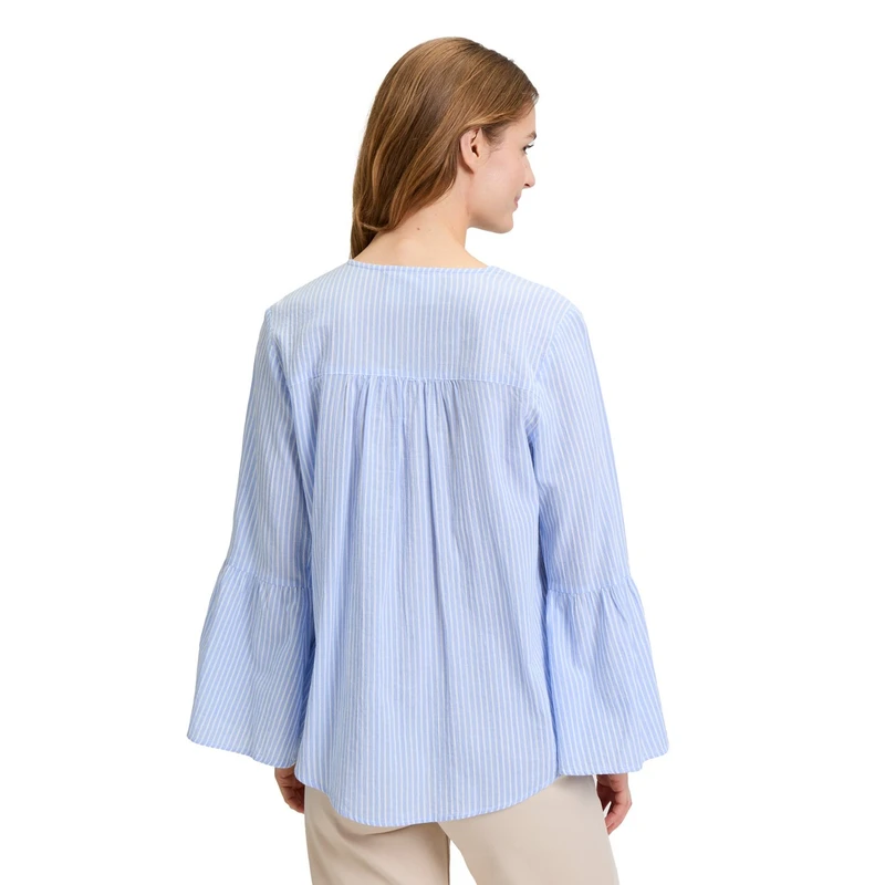 Dames Blouse 87407535 Cartoon BLAUW DESSIN