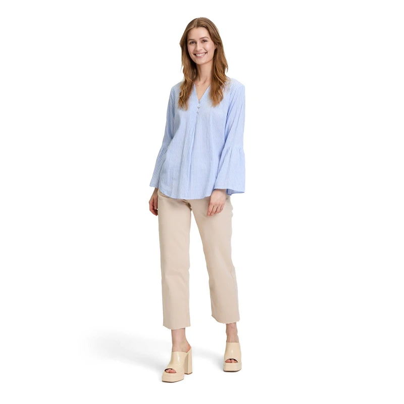 Dames Blouse 87407535 Cartoon BLAUW DESSIN