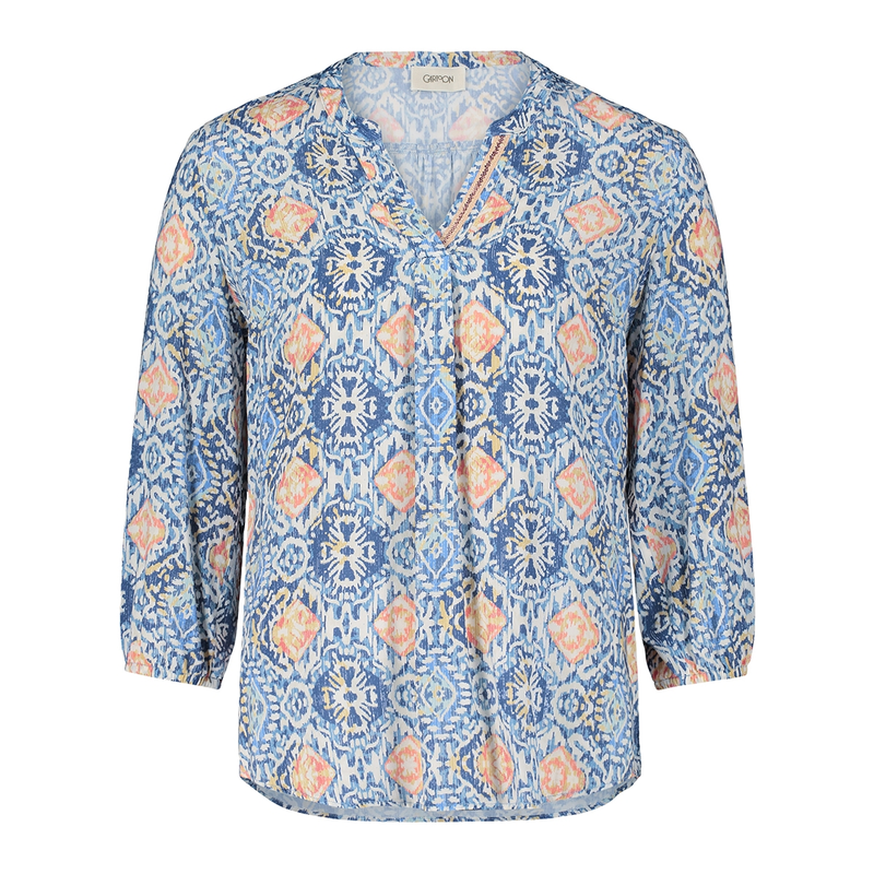 Dames Blouse 87417235 Cartoon BLEU