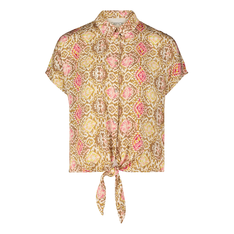 Dames Blouse 87607277 Cartoon GEEL
