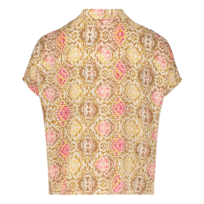 Dames Blouse 87607277 Cartoon GEEL
