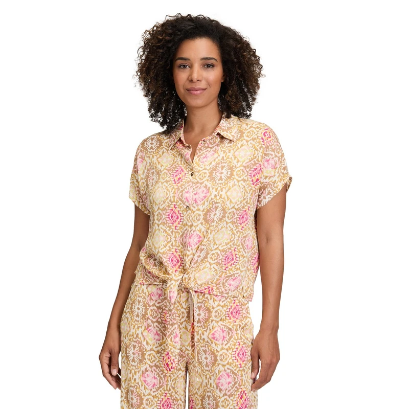 Dames Blouse 87607277 Cartoon GEEL