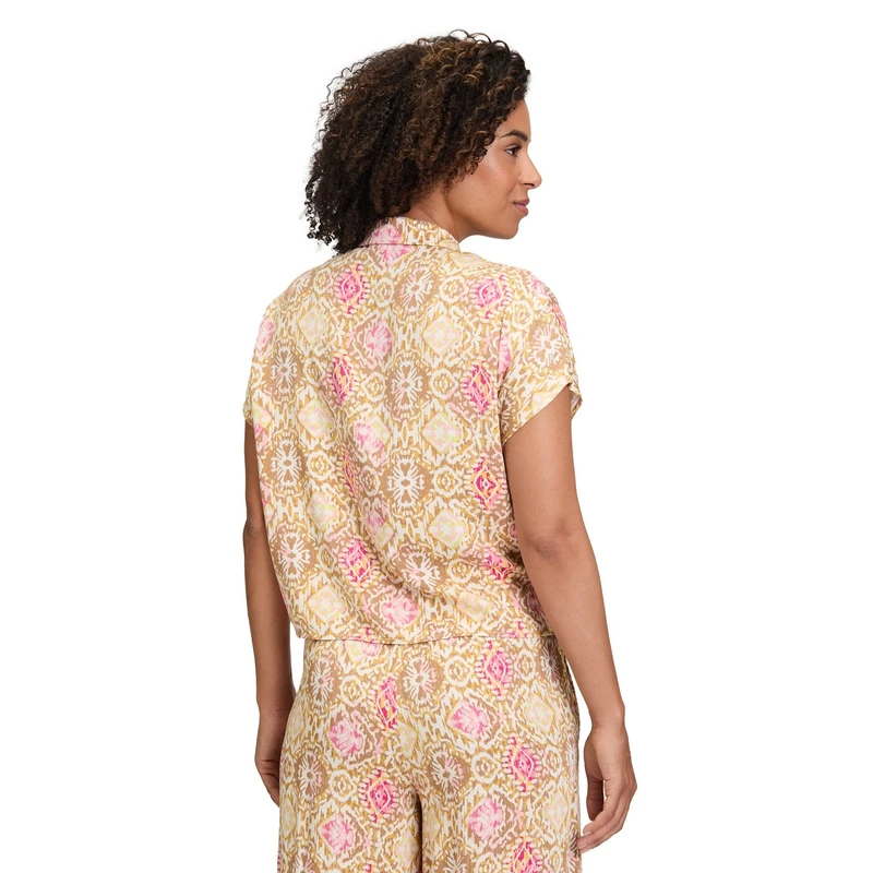 Dames Blouse 87607277 Cartoon GEEL