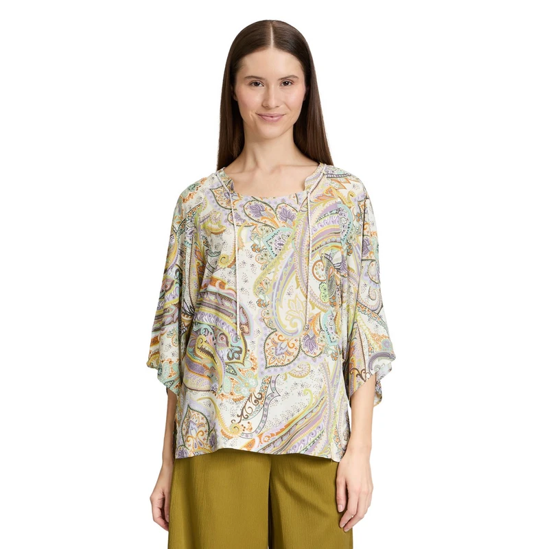 Dames Blouse 87897313 Cartoon GROEN DESSIN