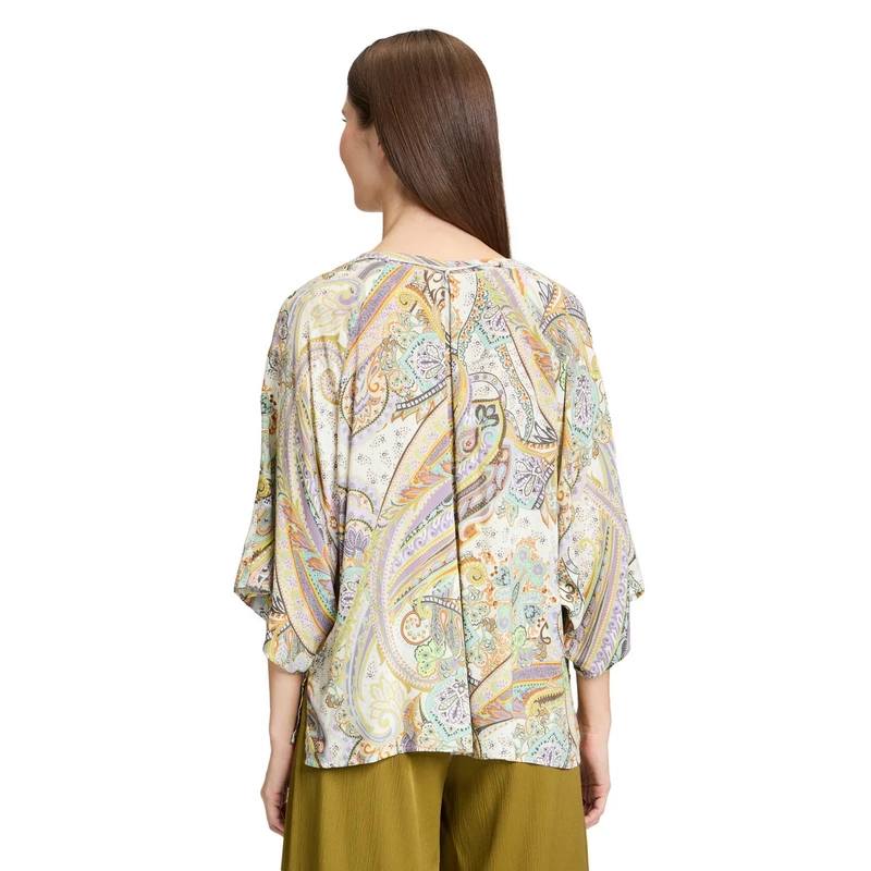 Dames Blouse 87897313 Cartoon GROEN DESSIN