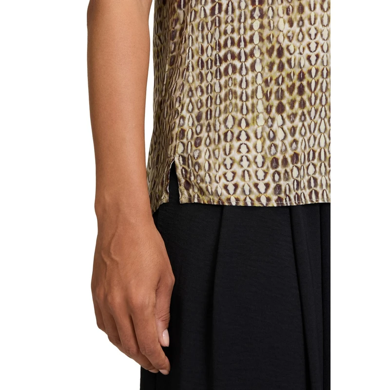 Dames Blouse 87937309 Cartoon GROEN DESSIN