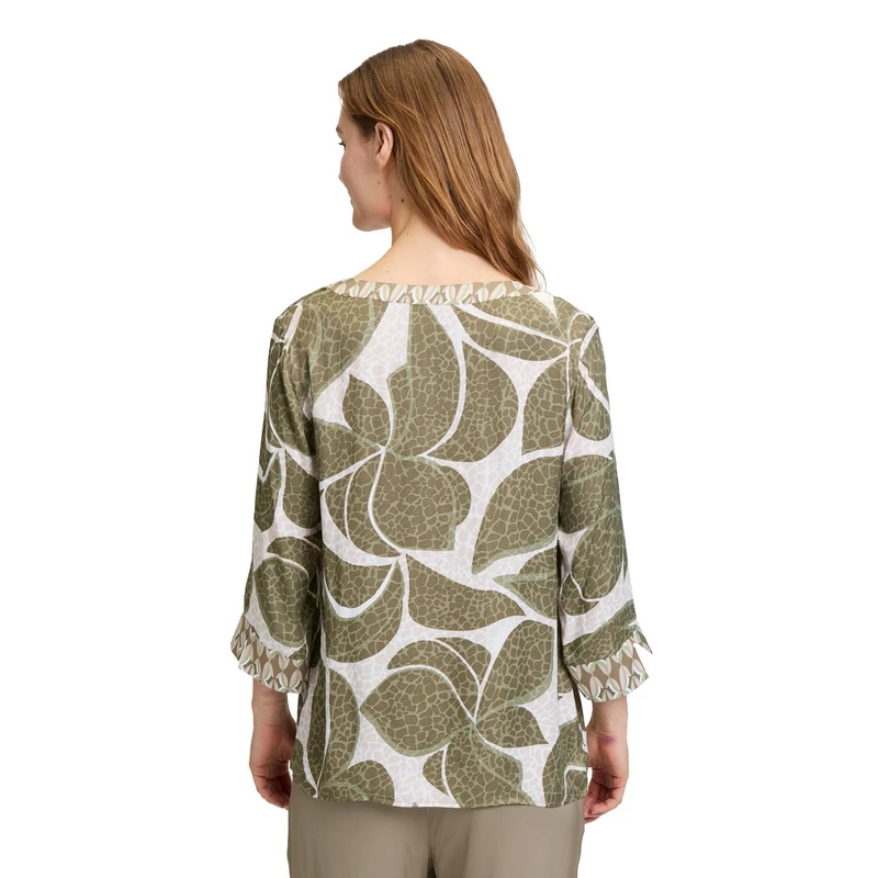 Dames Blouse 88231132 Betty Barclay GROEN DESSIN