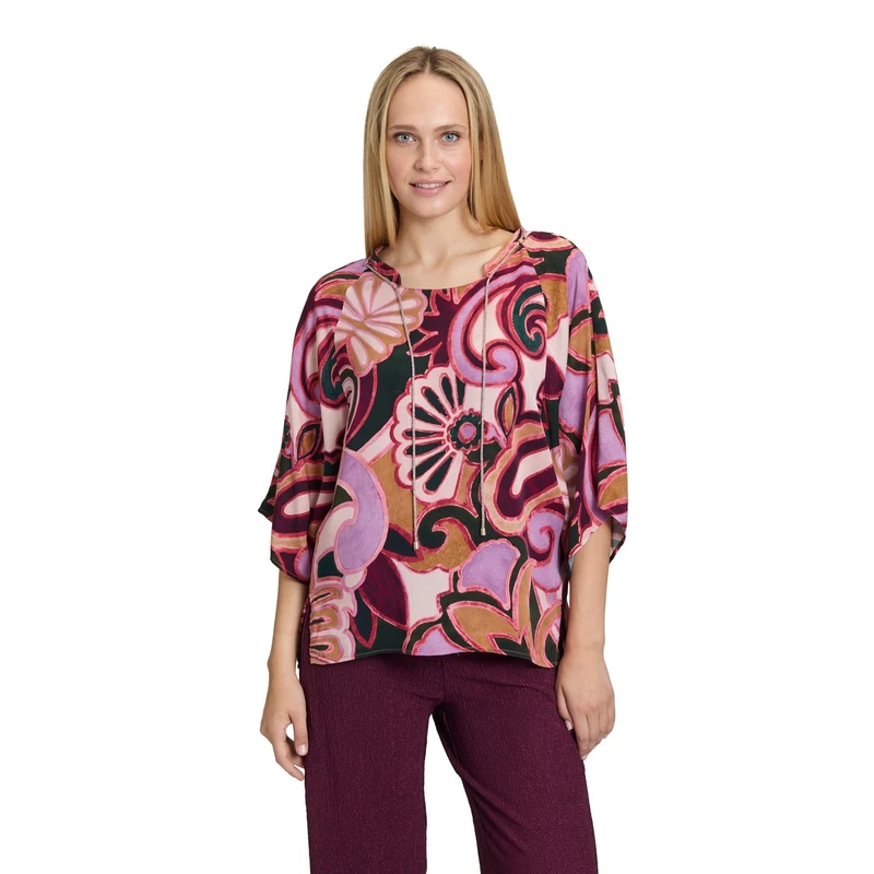 Dames Blouse 88507010 Cartoon PAARS DESSIN