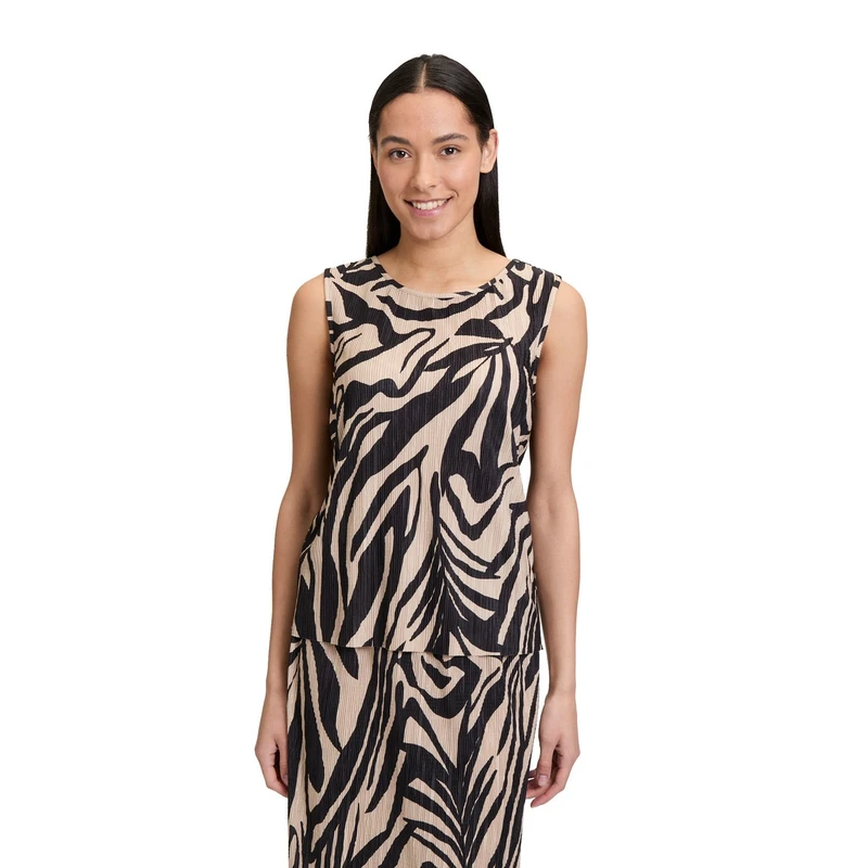 Dames Blouse 88531339 Betty Barclay ZWART DESSIN
