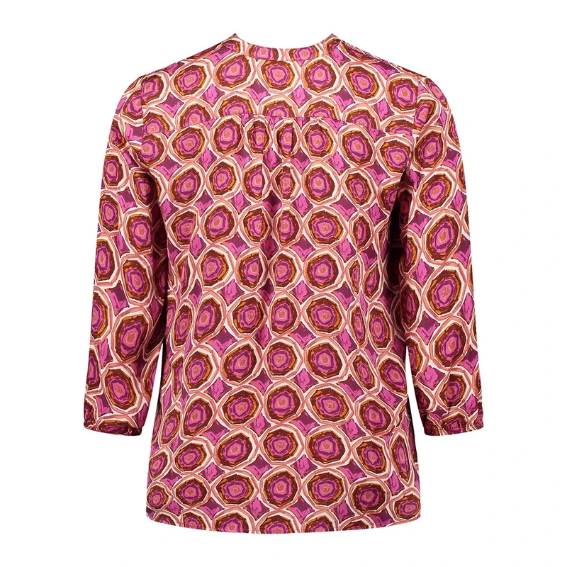 Dames Blouse 88547012 Cartoon PAARS DESSIN