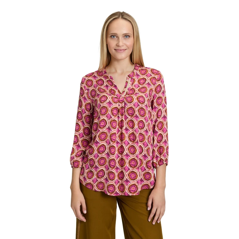 Dames Blouse 88547012 Cartoon PAARS DESSIN