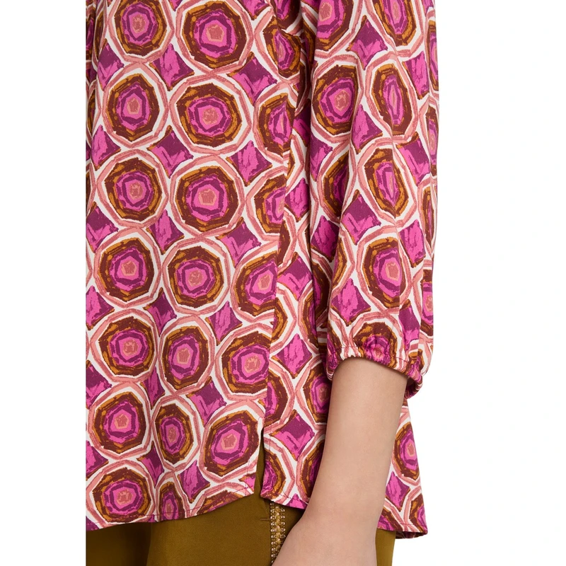 Dames Blouse 88547012 Cartoon PAARS DESSIN