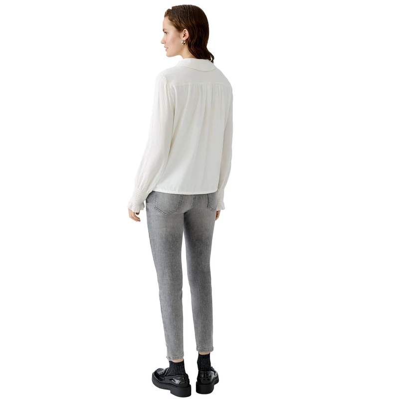 Dames Blouse 90869 Oui OFF-WHITE