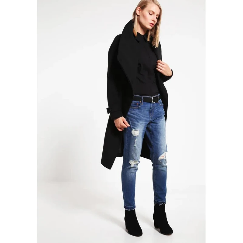 Dames Blouse 99Xani Expresso ZWART