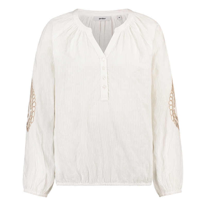 Dames Blouse Albertine Gardeur Collectie Wit