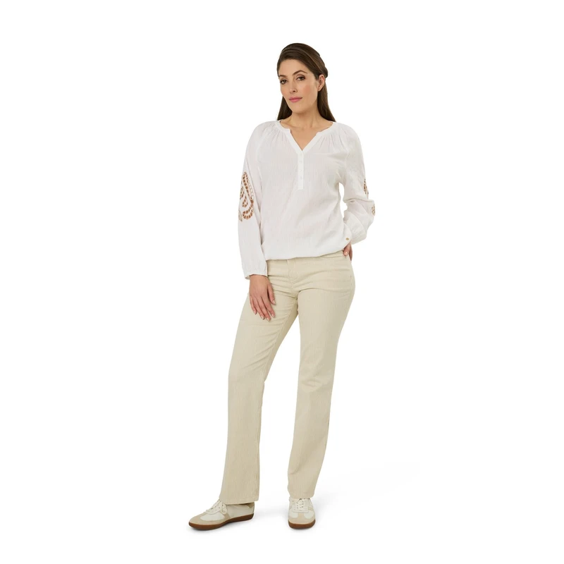 Dames Blouse Albertine Gardeur Collectie Wit