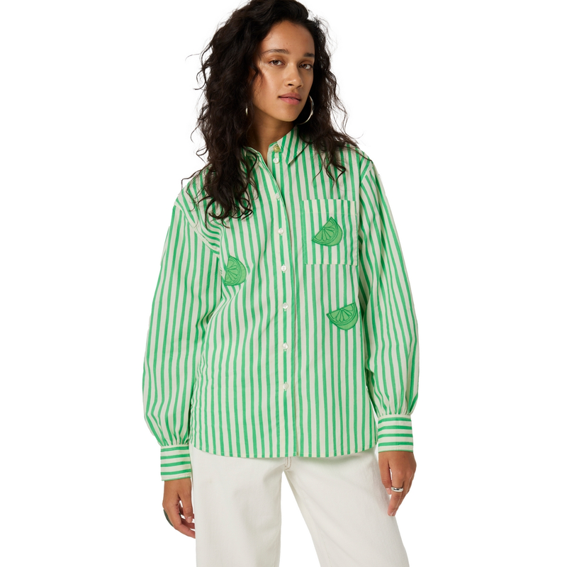 Dames Blouse Alex Fabienne Chapot APPELGROEN