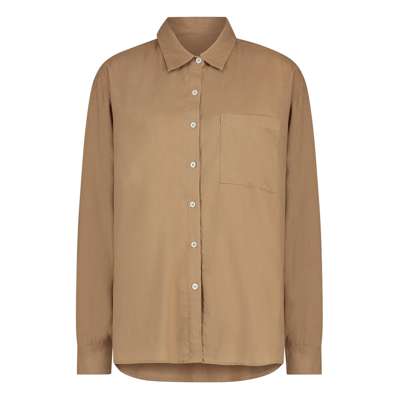 Dames Blouse AR-TW-101 Ivy & You CAMEL