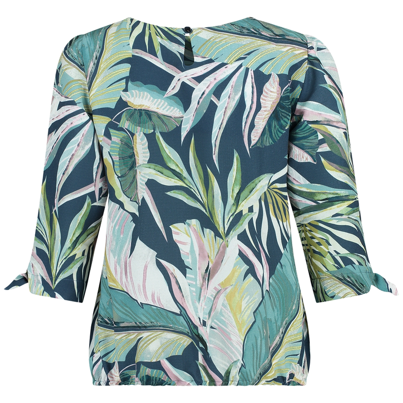 Dames Blouse BL.InisoBL3/4mwstrik Sanne GROEN DESSIN