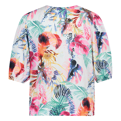 Dames Blouse BLNewVereBL.kmV-hals