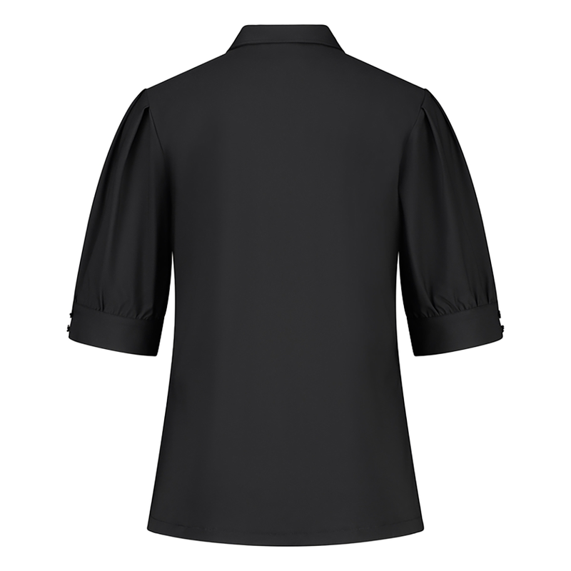 Dames Blouse CL24-13808 Claudia by Claudia Strater ZWART