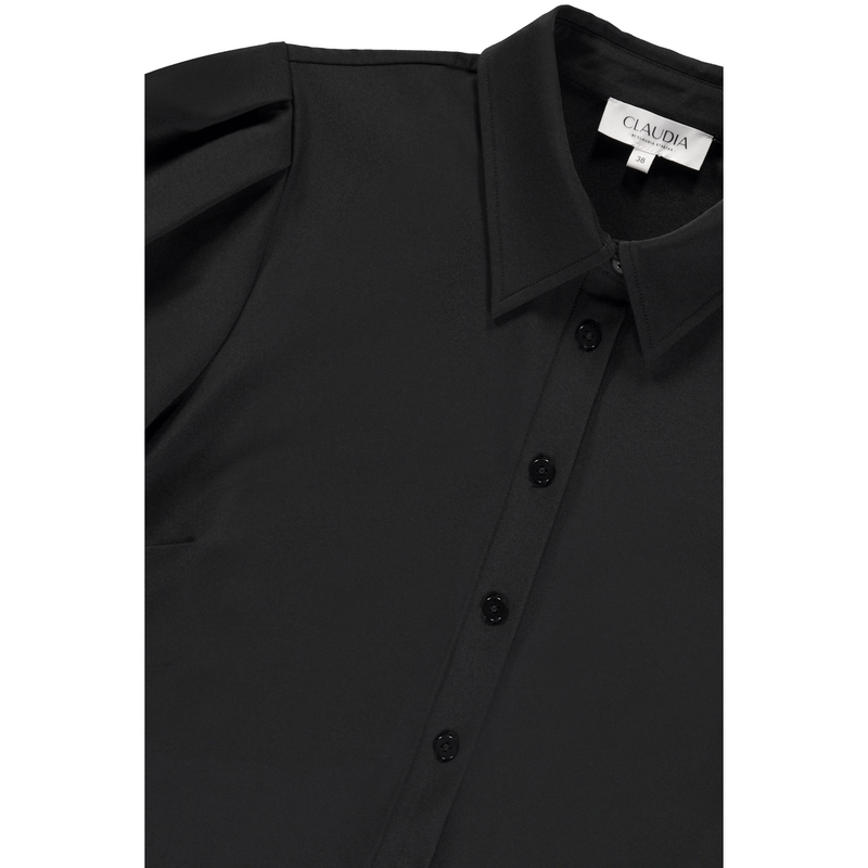 Dames Blouse CL24-13808 Claudia by Claudia Strater ZWART