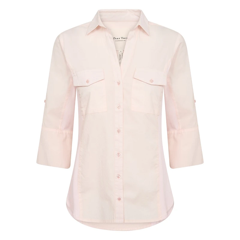 Dames Blouse Cortnia Part Two MAUVE