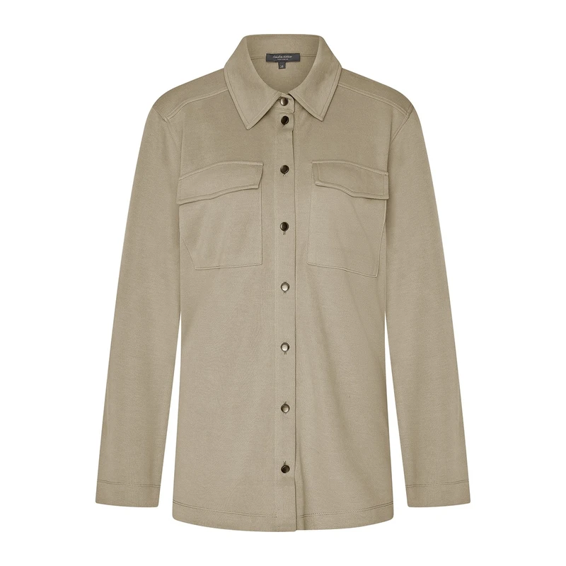Dames Blouse CS13-25094 Claudia Strater KHAKIGROEN